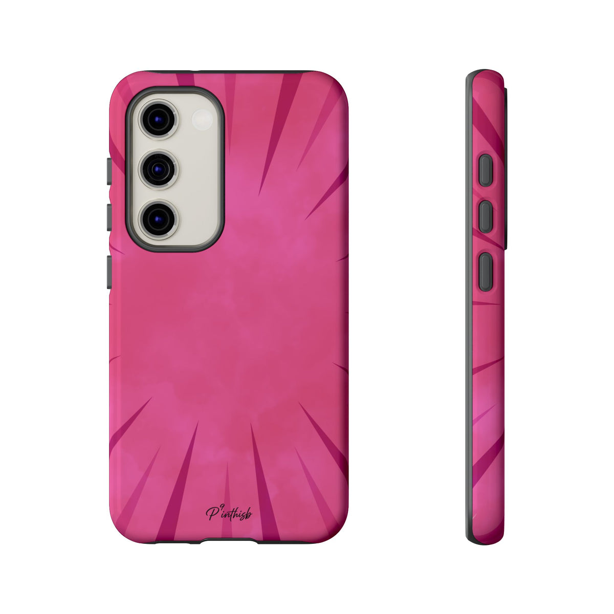 Pink Burst Tough Phone Case