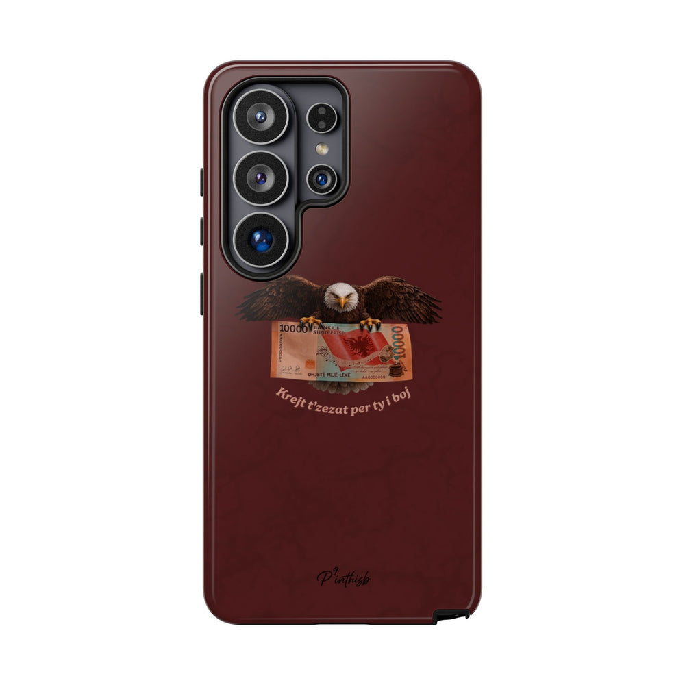 "Krejt t'zezat për ty i boj" Albanian Tough Phone Case