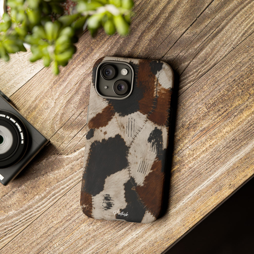 Brown & Black Animal Print Tough Case