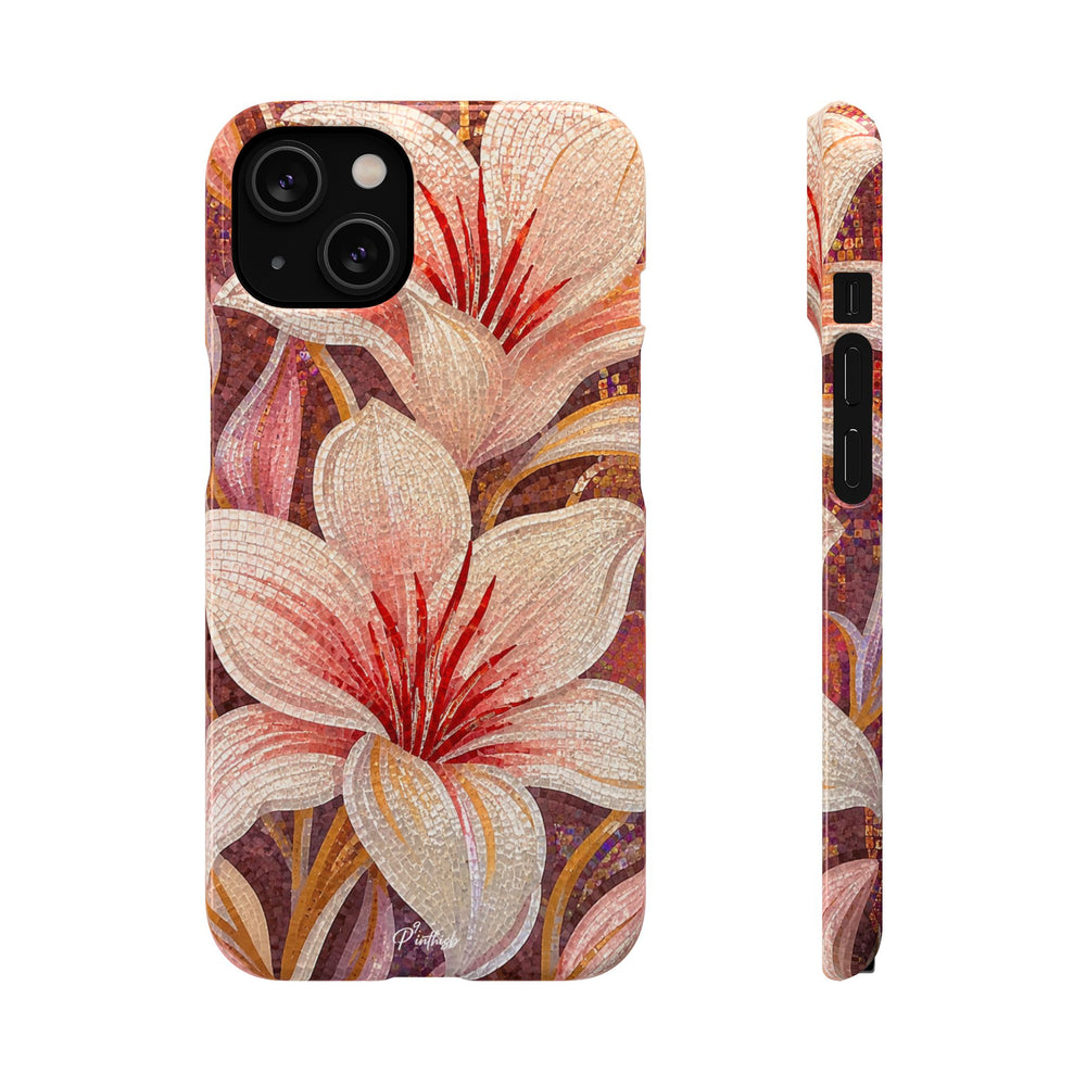 Floral Lily Snap Case