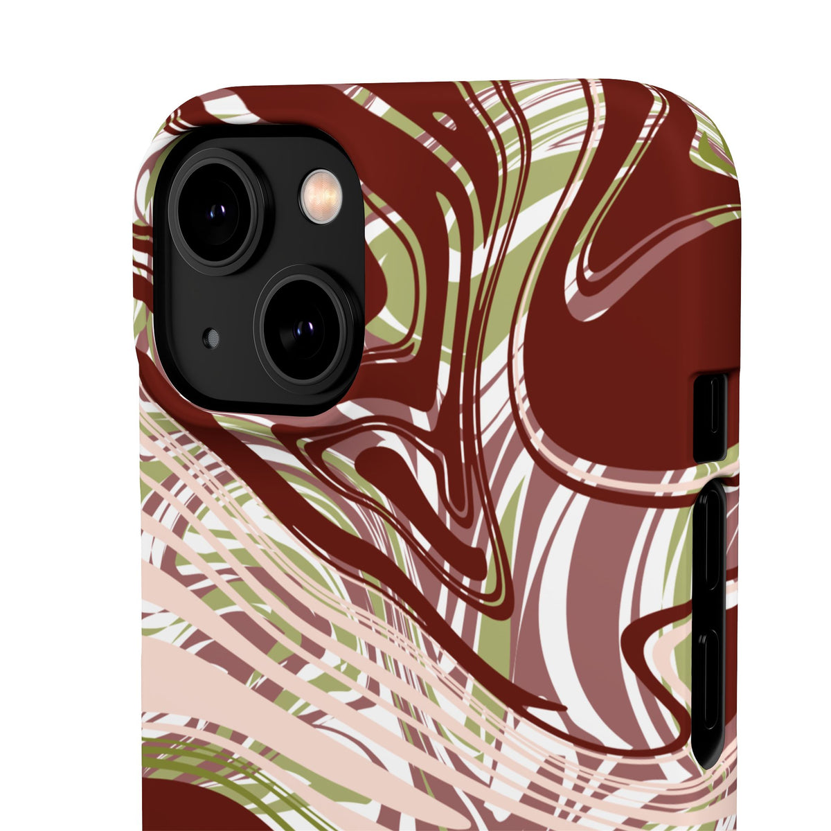 Abstract Marbled Snap Phone Case