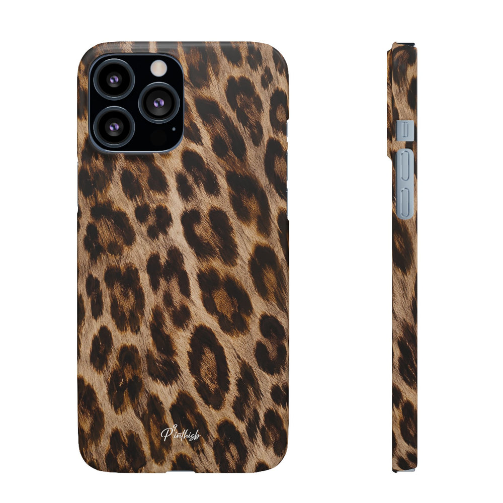 Leopard Print Snap Phone Case