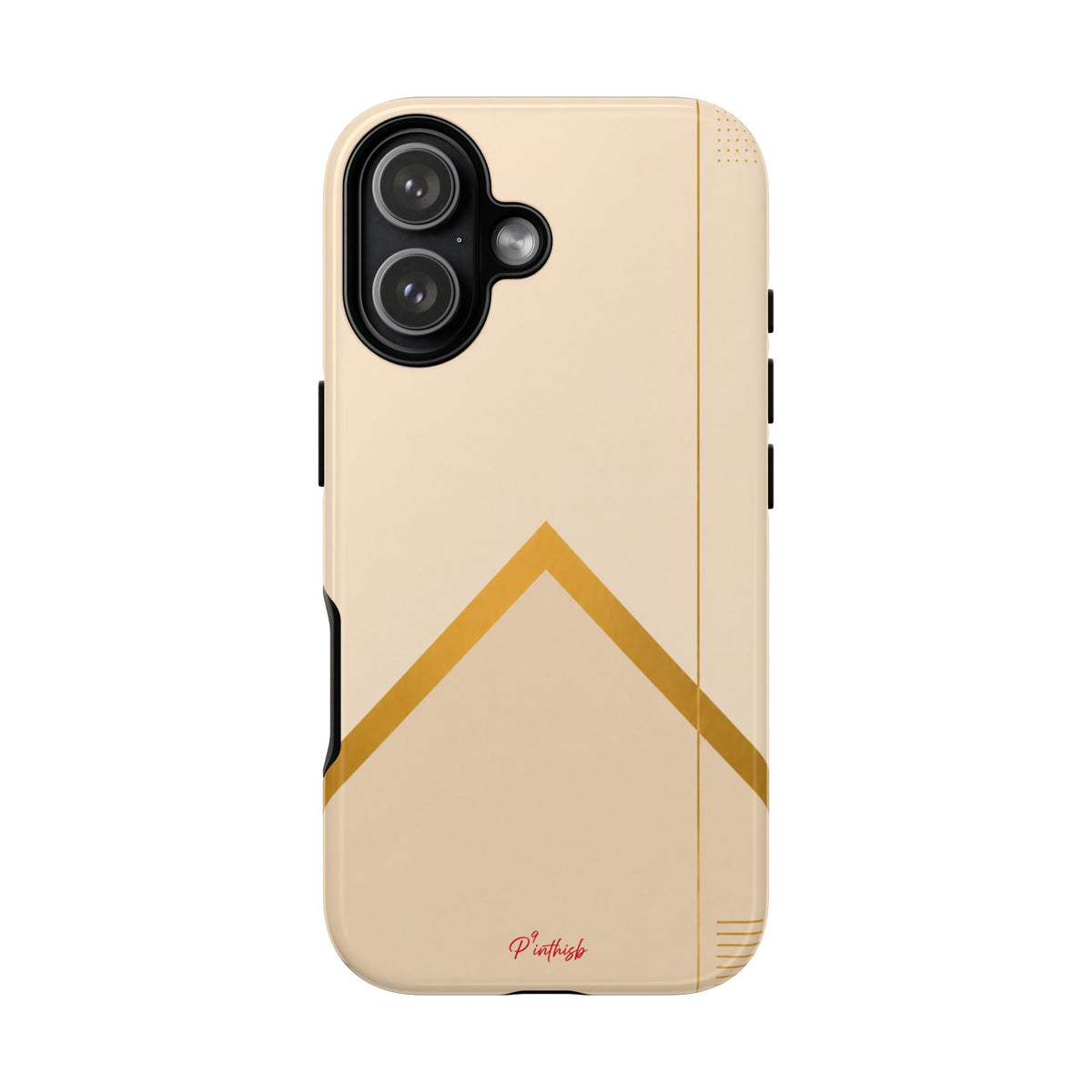 Gold Malboro Inspired Tough Phone Case
