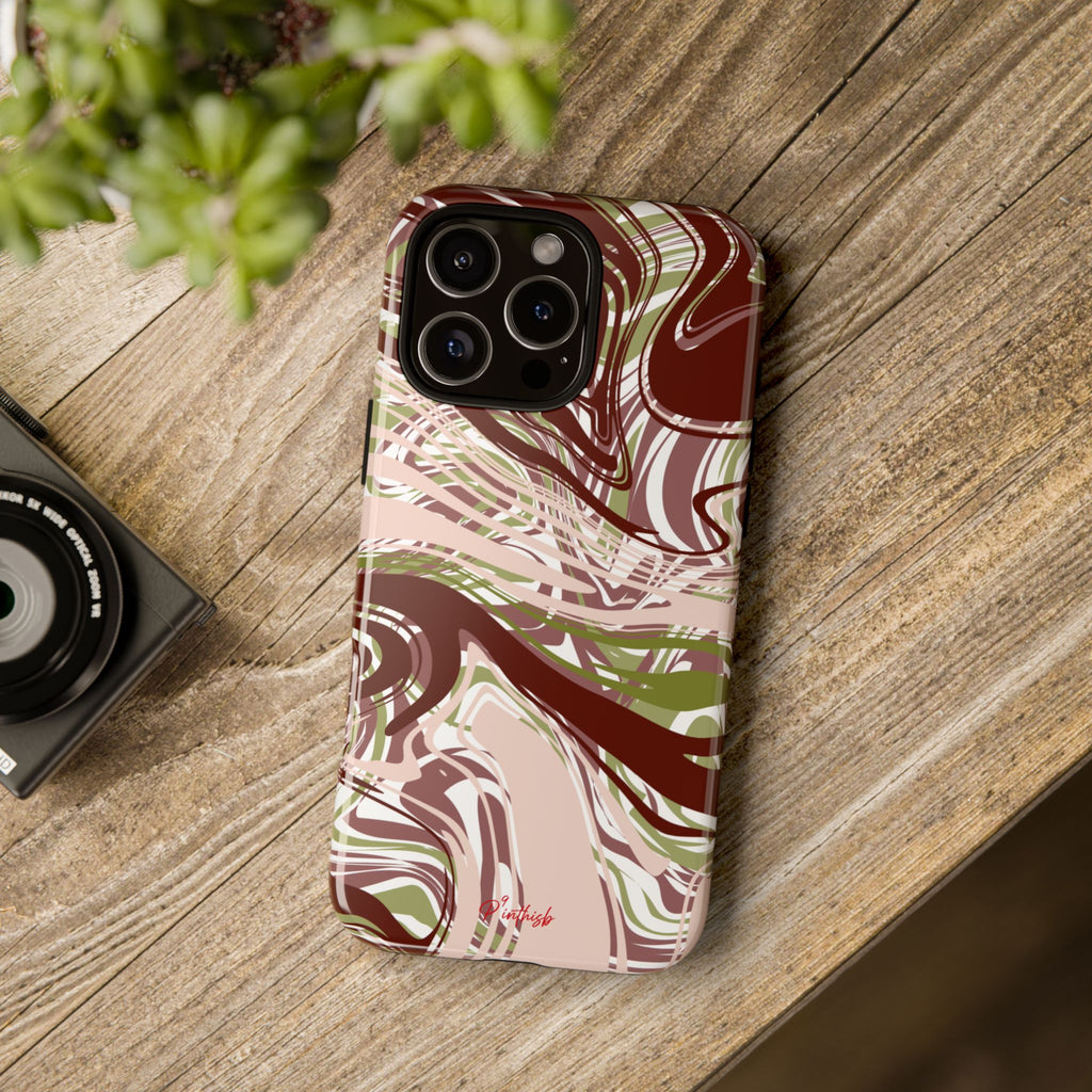 Abstract Marbled Tough Phone Case