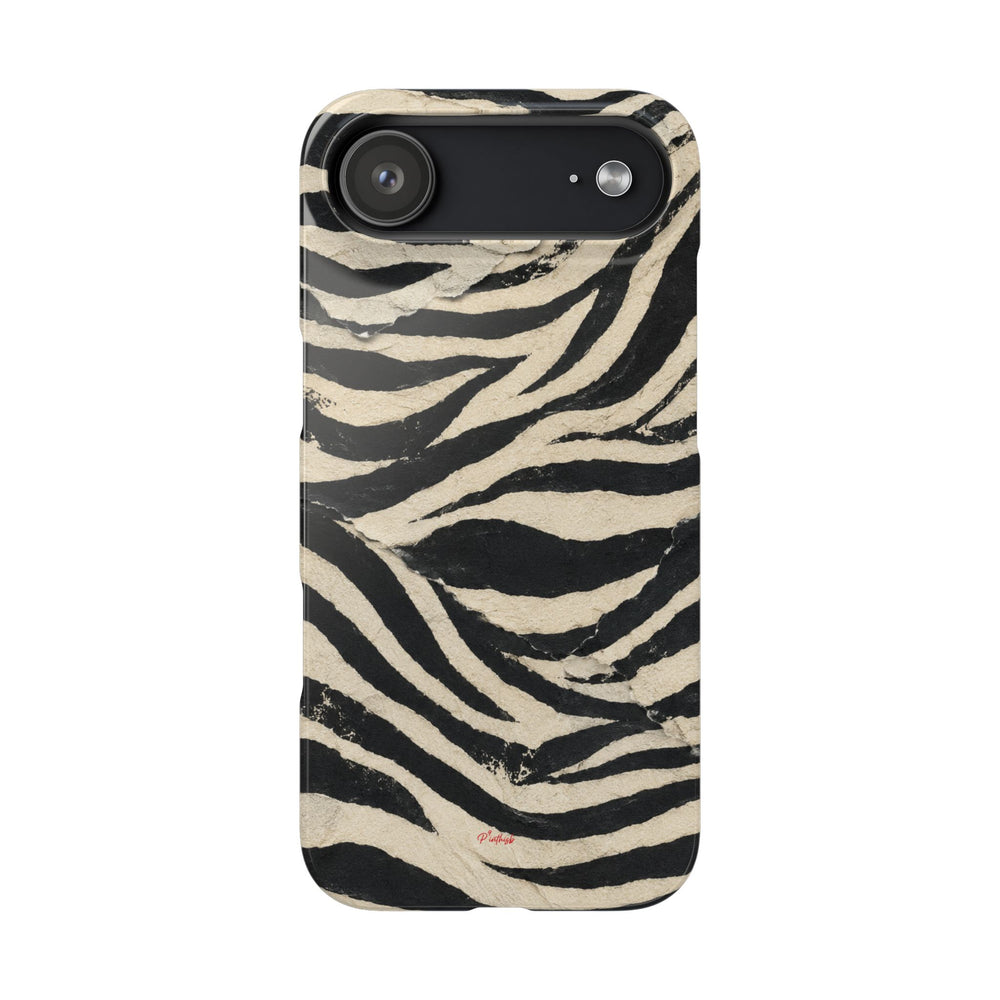 Wavy Peach & Mauve Snap Case