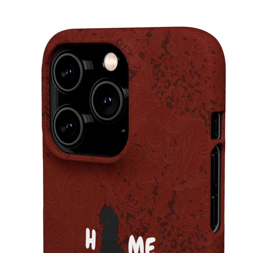 "HOME" Albania Snap Case