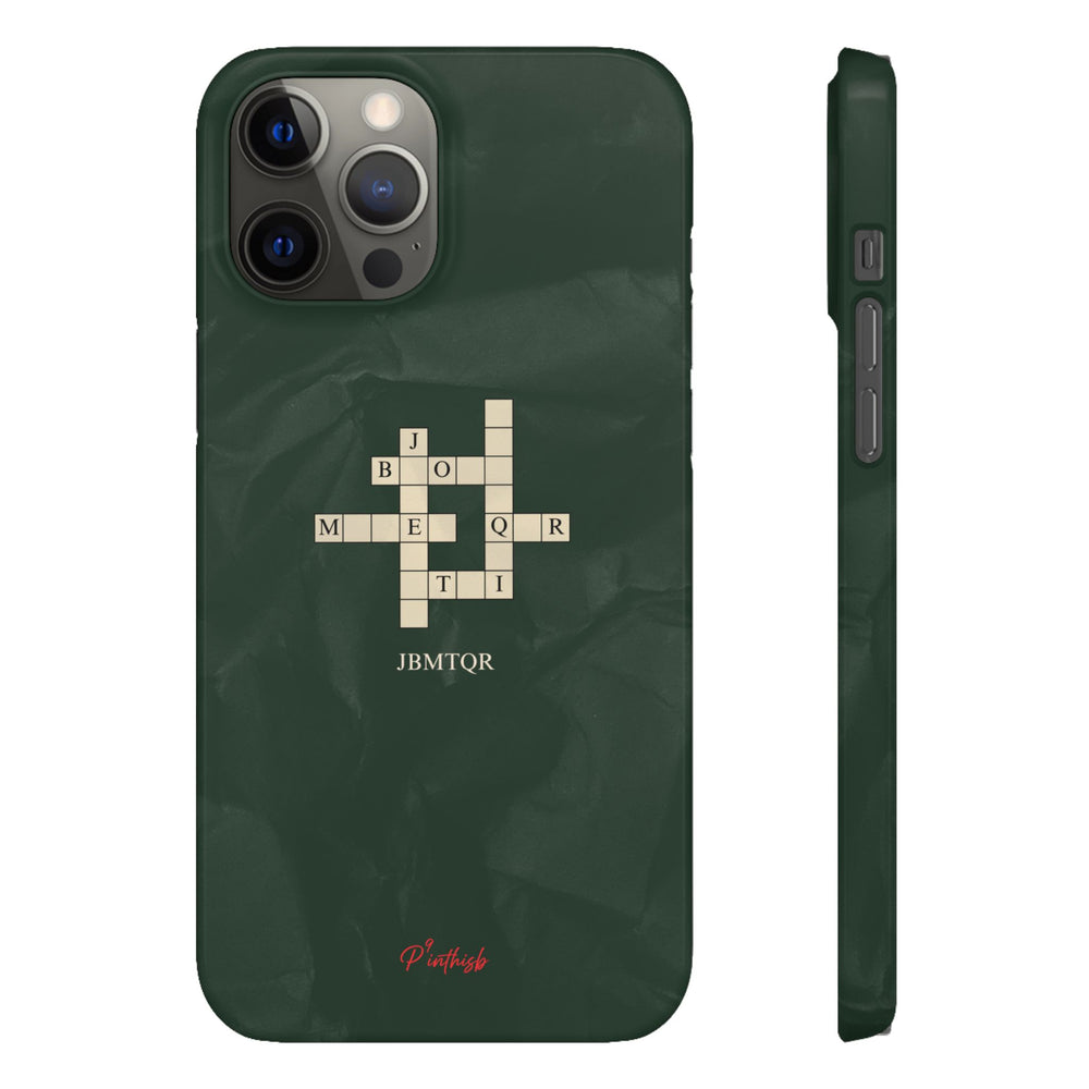 "JBMTQR crossword" Snap Phone Case