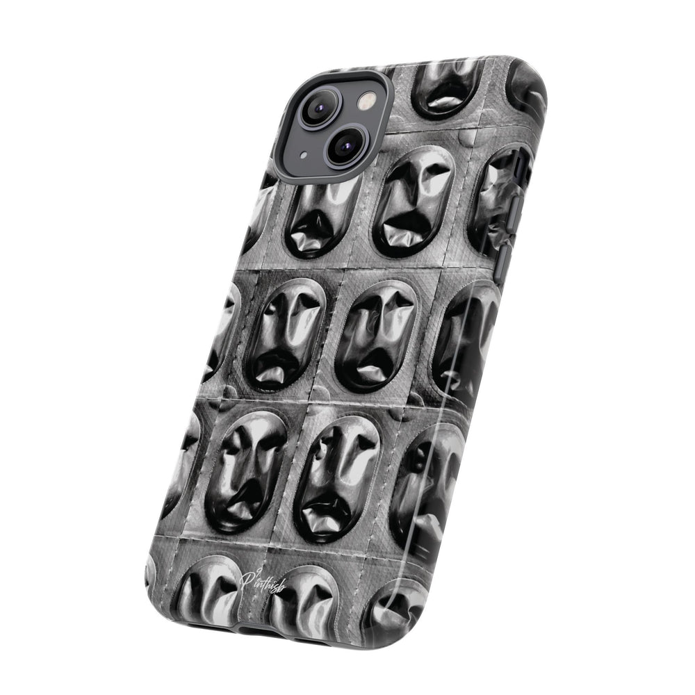 Metallic Mask Grid Tough Case