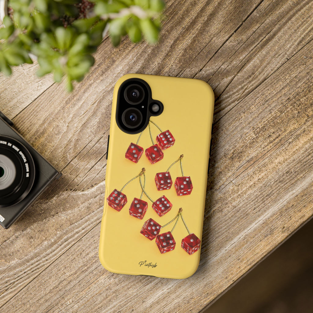 Cherry Dice Tough Phone Case