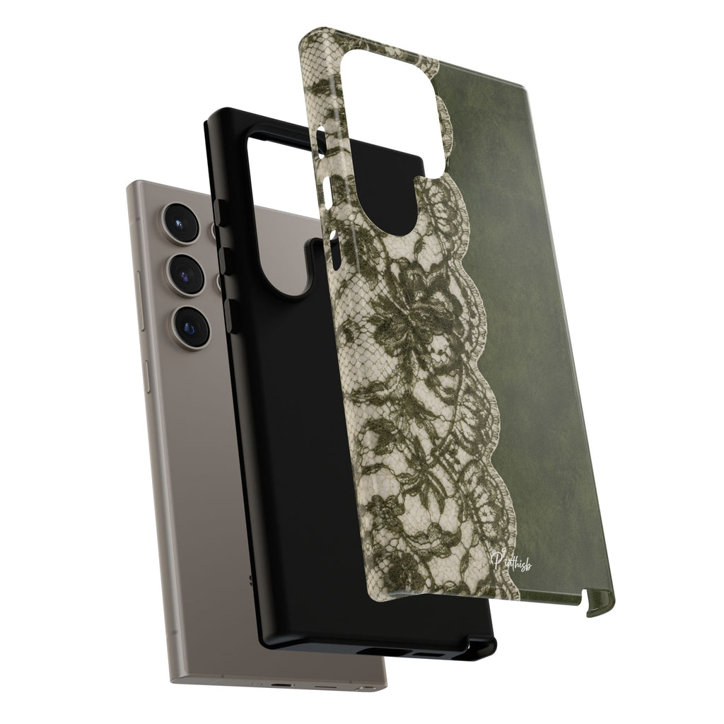 Olive Lace Tough Case