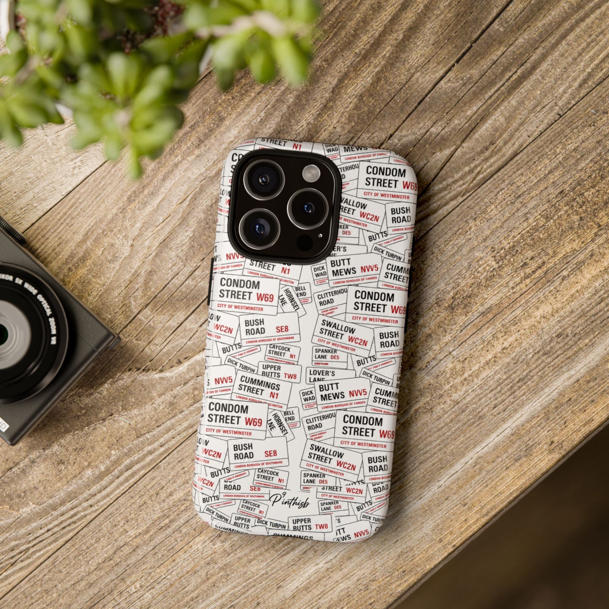 Cheeky London Street Signs Phone Case