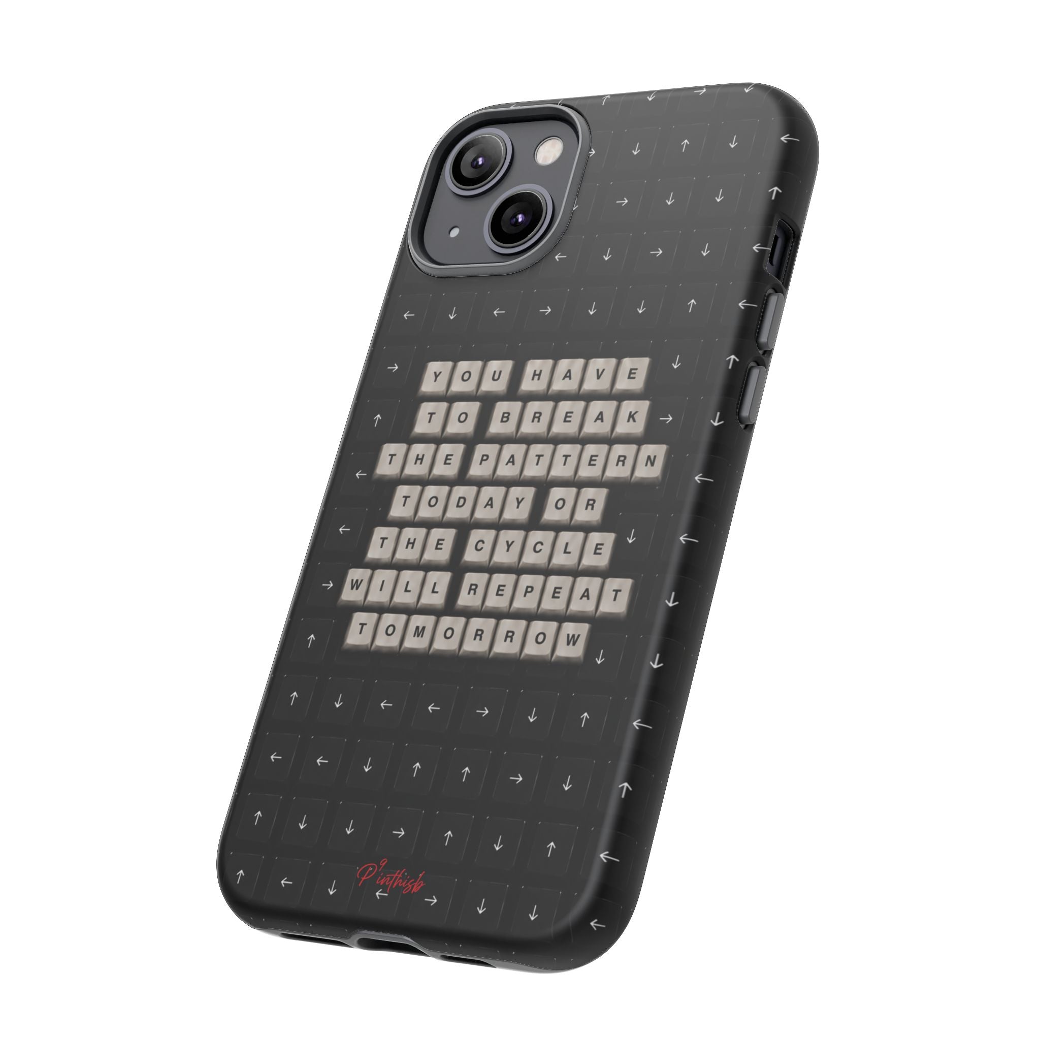 "Break the pattern" Keyboard Tough Case