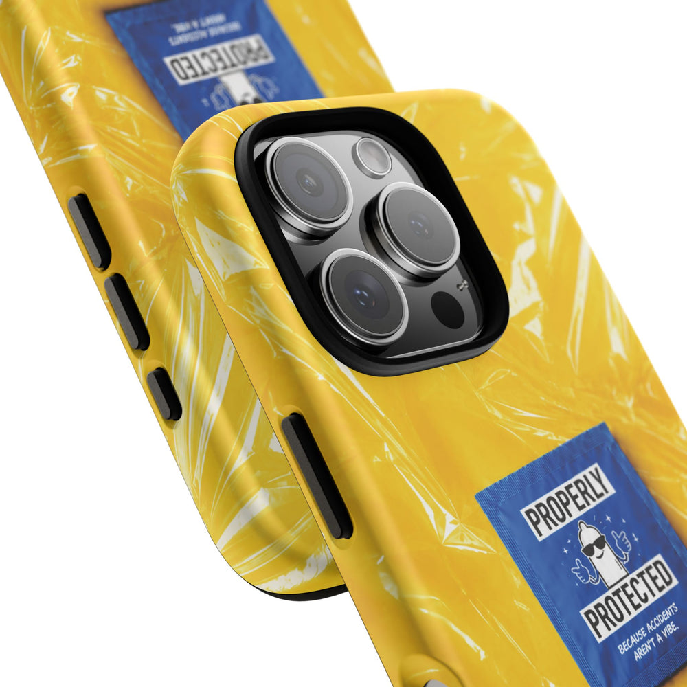 "Properly Protected" Graphic Phone Case