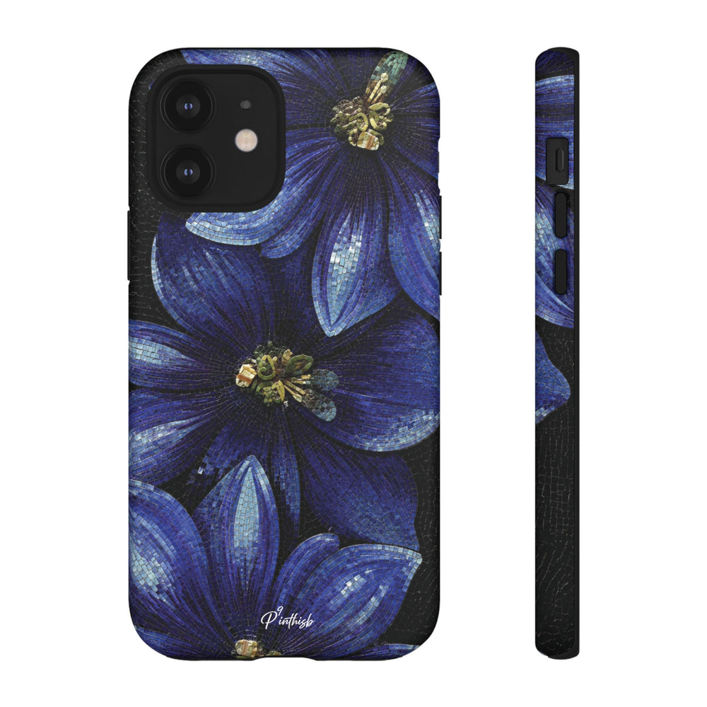 Blue Floral Tough Case