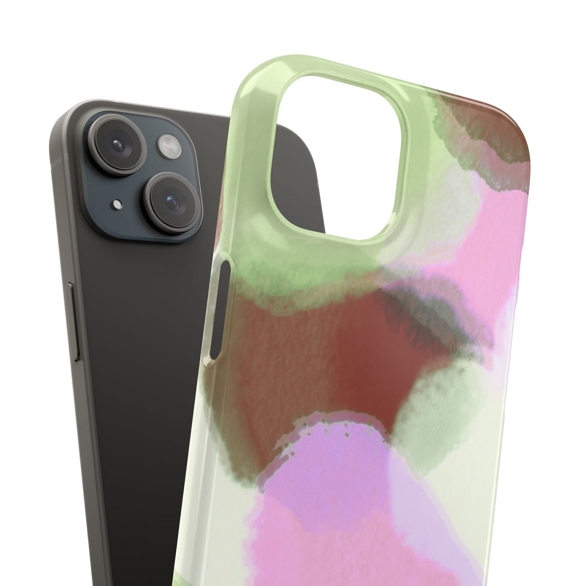 Abstract Pastel Camouflage Snap Phone Case