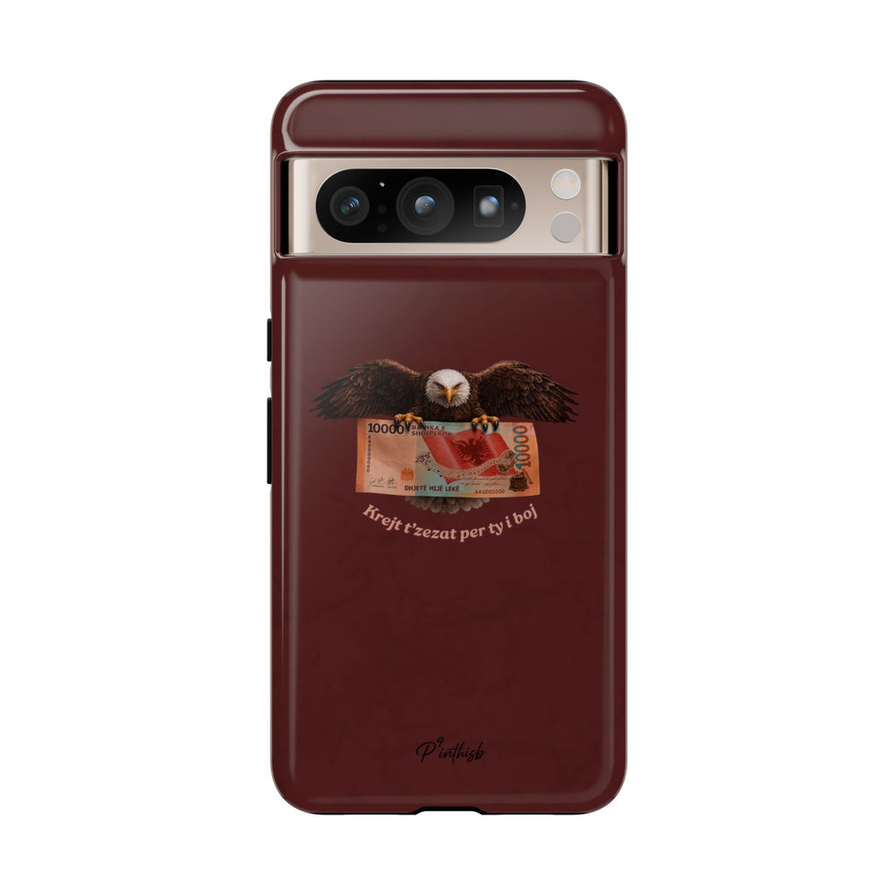 "Krejt t'zezat për ty i boj" Albanian Tough Phone Case