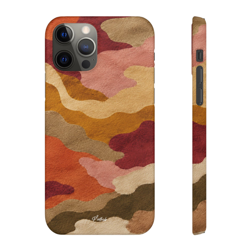 Watercolour Camo Snap Case