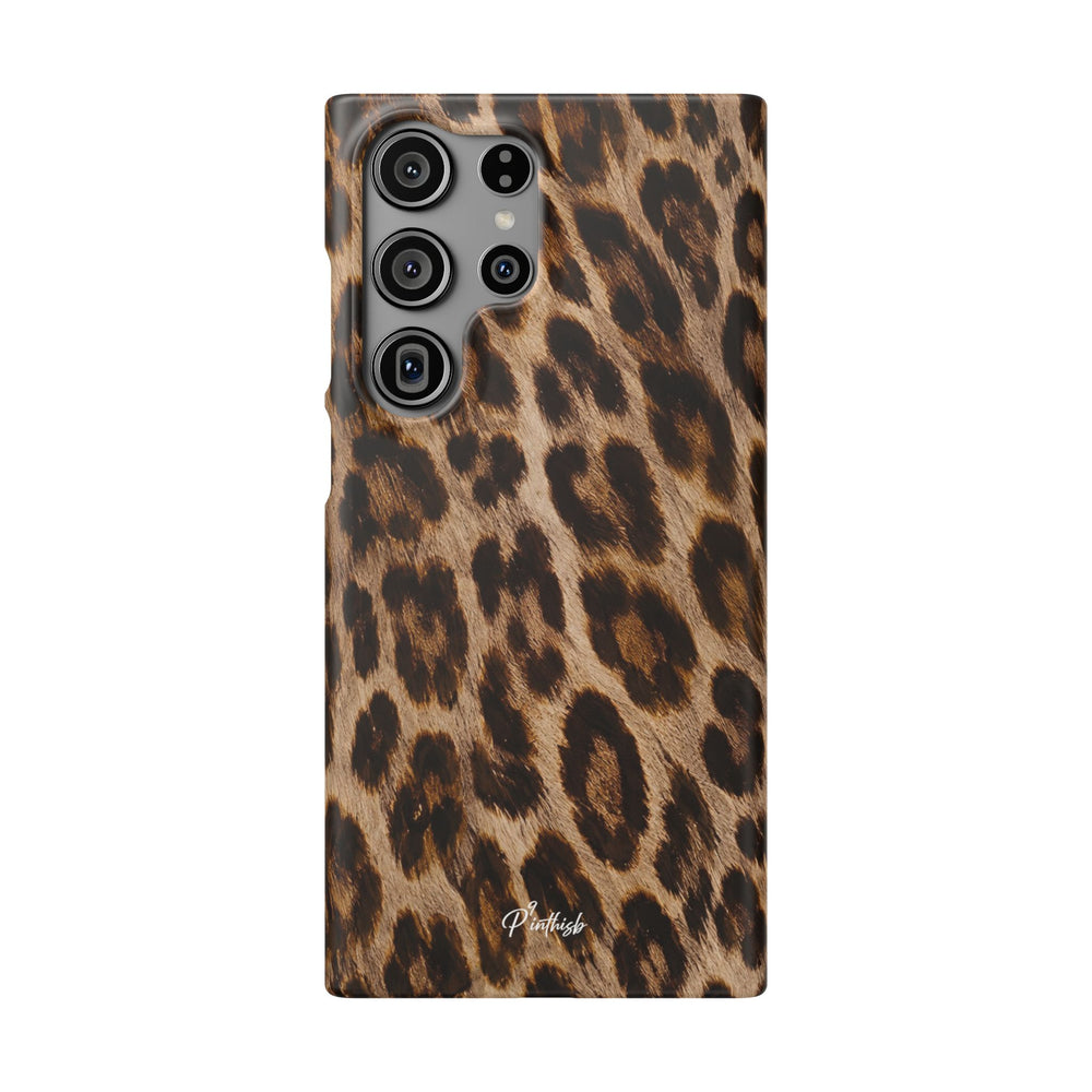 Leopard Print Snap Phone Case