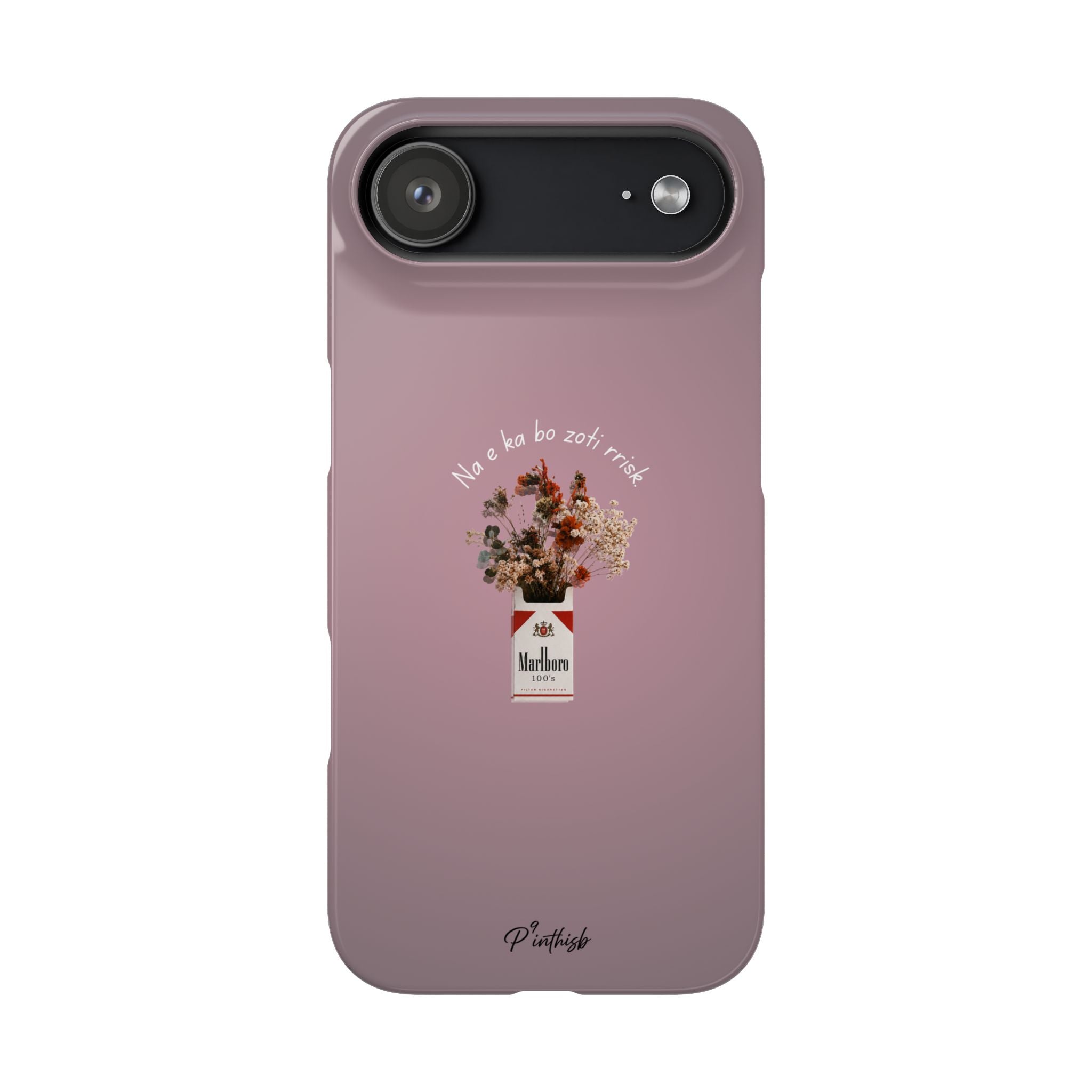 "Na e ka bo zoti rrisk." Snap Phone Case