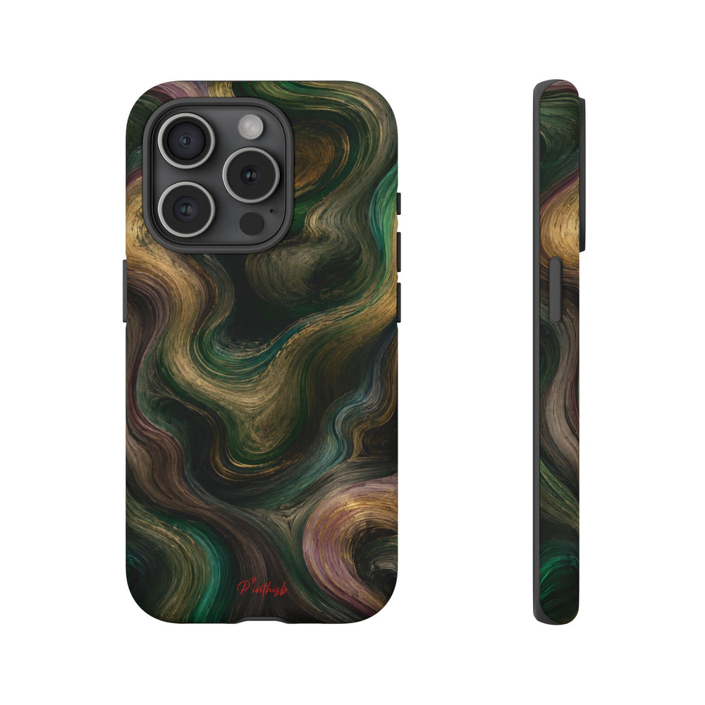 Marbled Forest Tough Phone Case