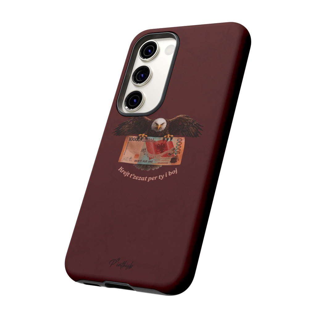 "Krejt t'zezat për ty i boj" Albanian Tough Phone Case
