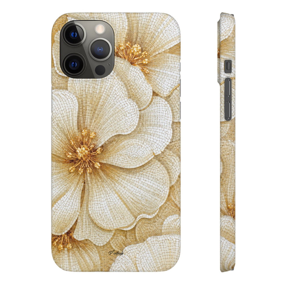 Floral Gold Bloom Snap Case