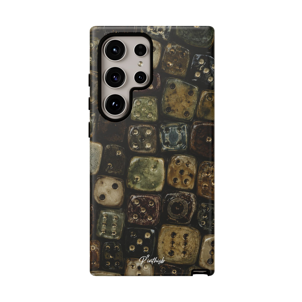 Vintage Dice Tile Phone Case