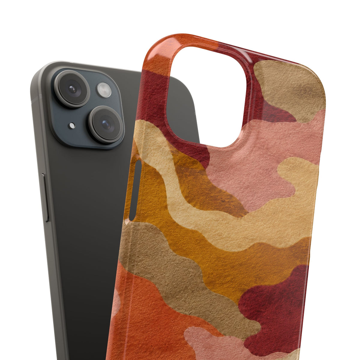 Watercolour Camo Snap Case
