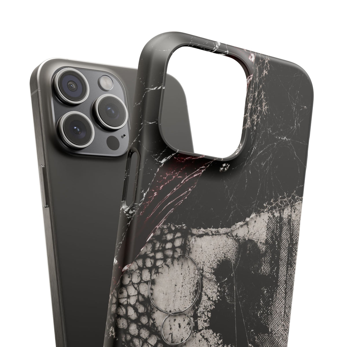 Midnight Static Snap Phone Case