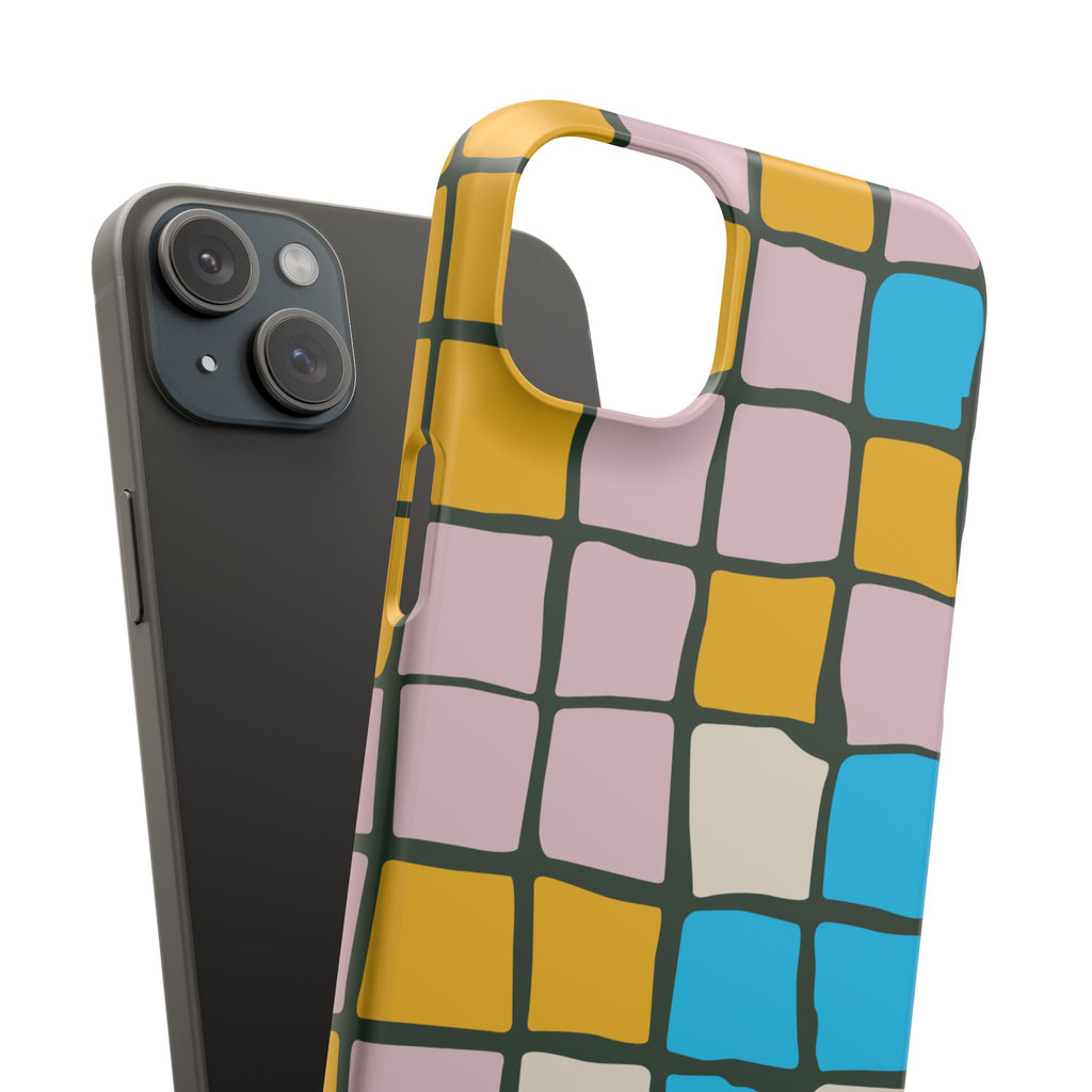 Color Grid Snap Phone Case