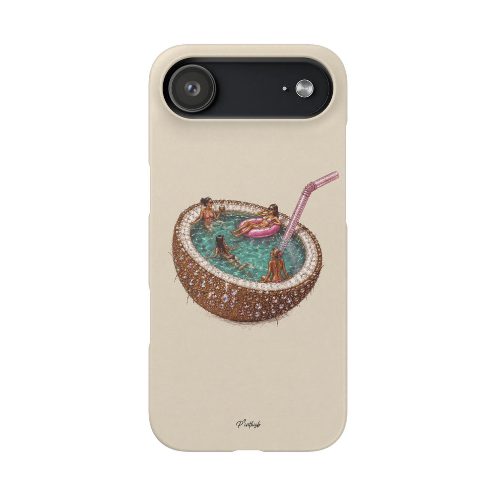 Coconut Pool Snap Phone Case