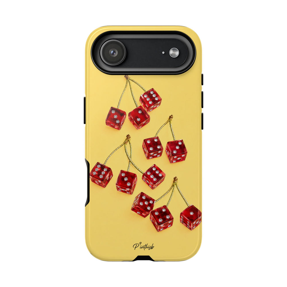 Cherry Dice Tough Phone Case