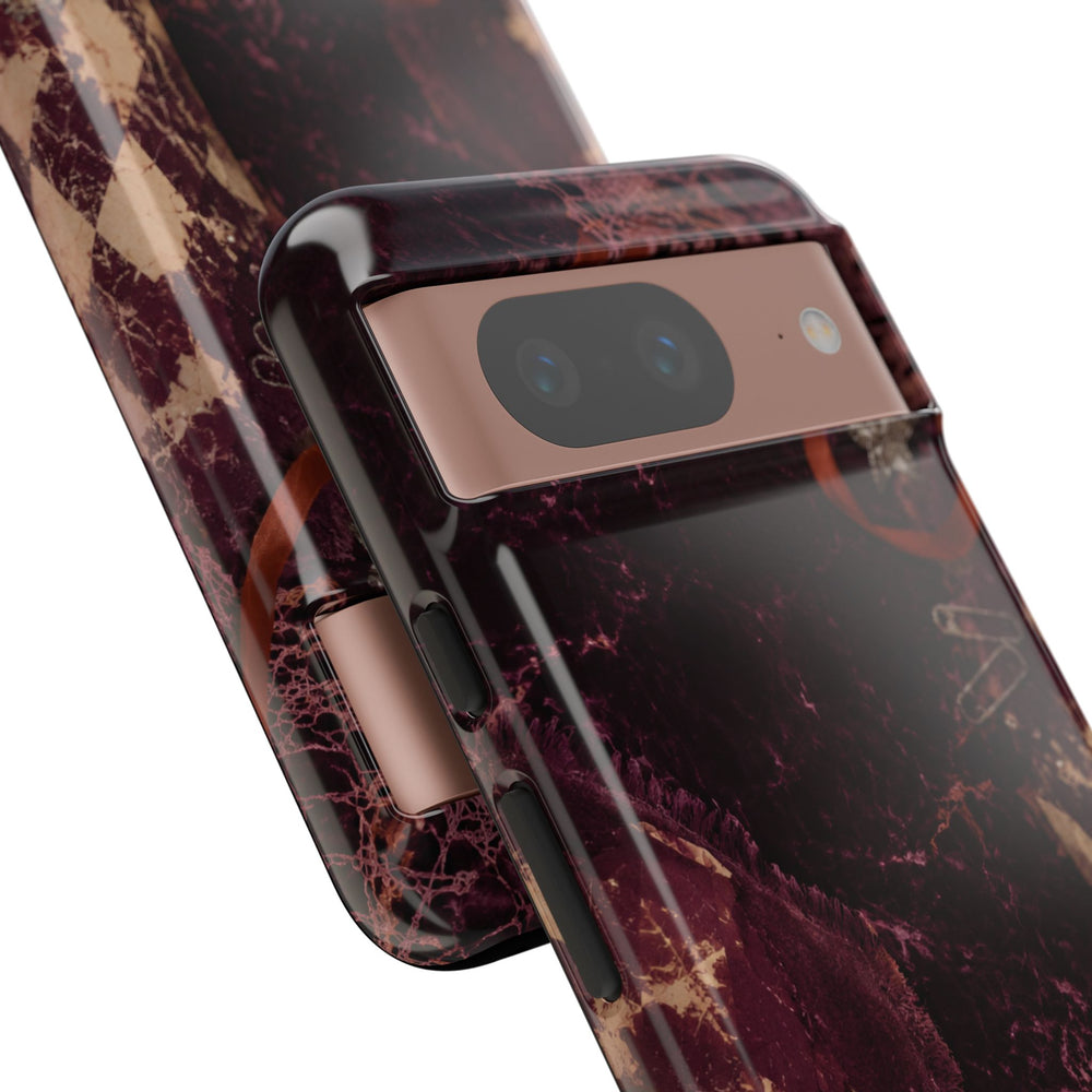 Dark Maroon Vintage Tough Case