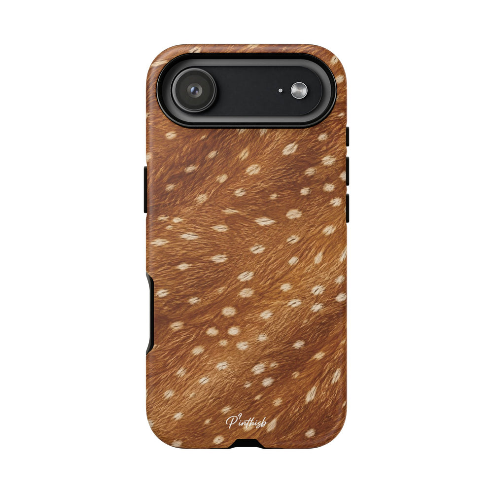 Caramel Deer Pattern Tough Case