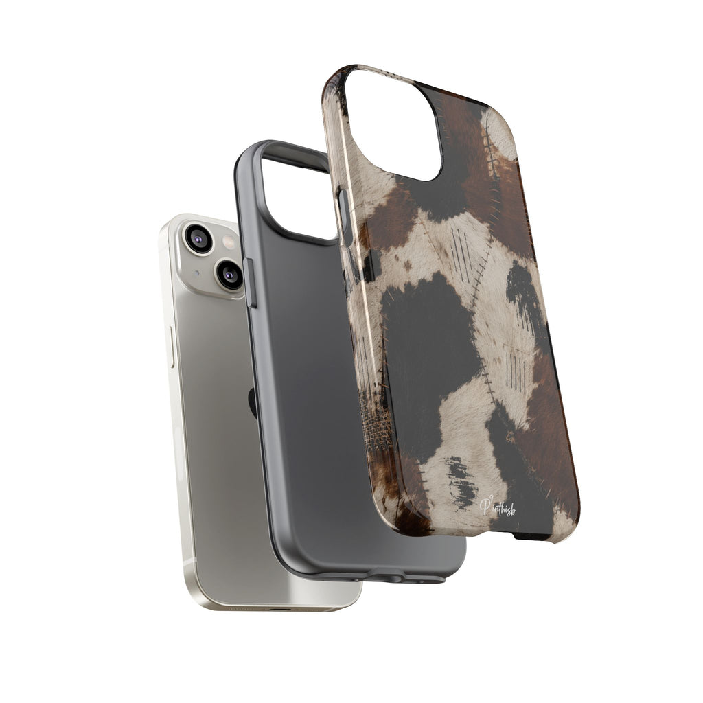 Brown & Black Animal Print Tough Case