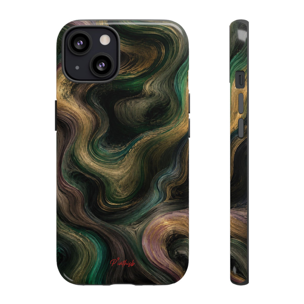 Marbled Forest Tough Phone Case