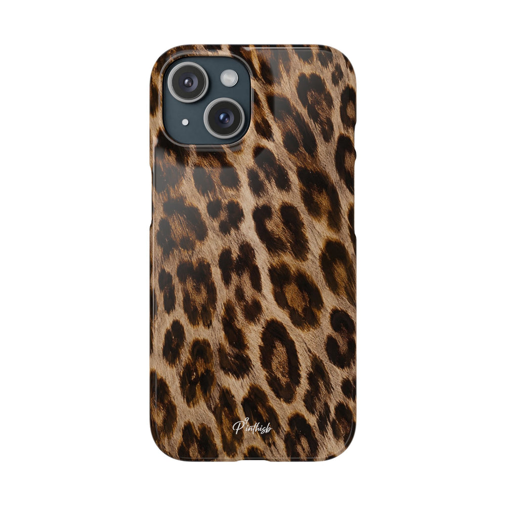 Leopard Print Snap Phone Case