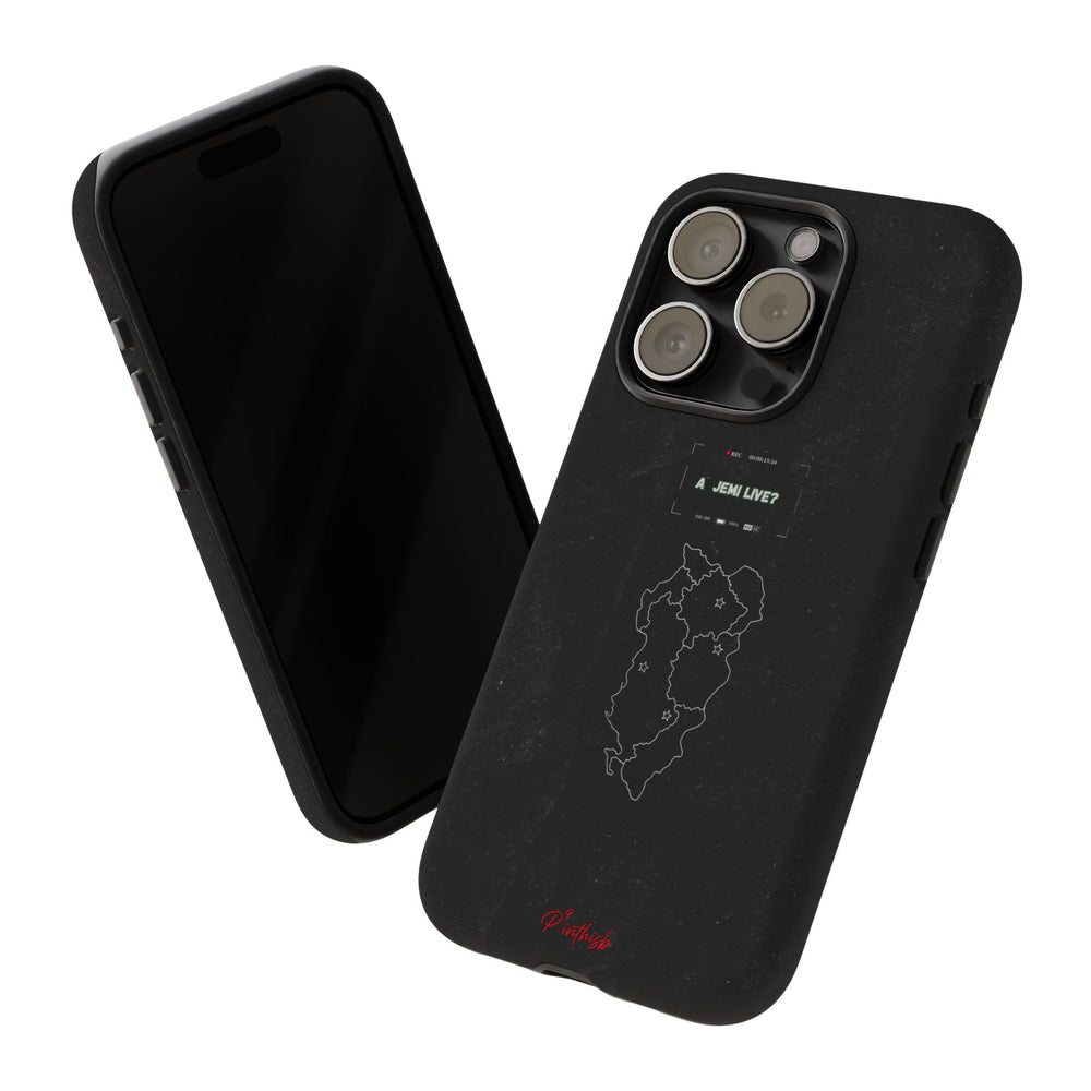 "A jemi live?" Tough Phone Case