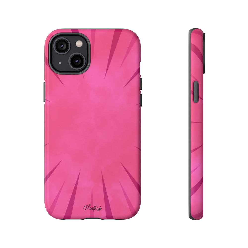 Pink Burst Tough Phone Case