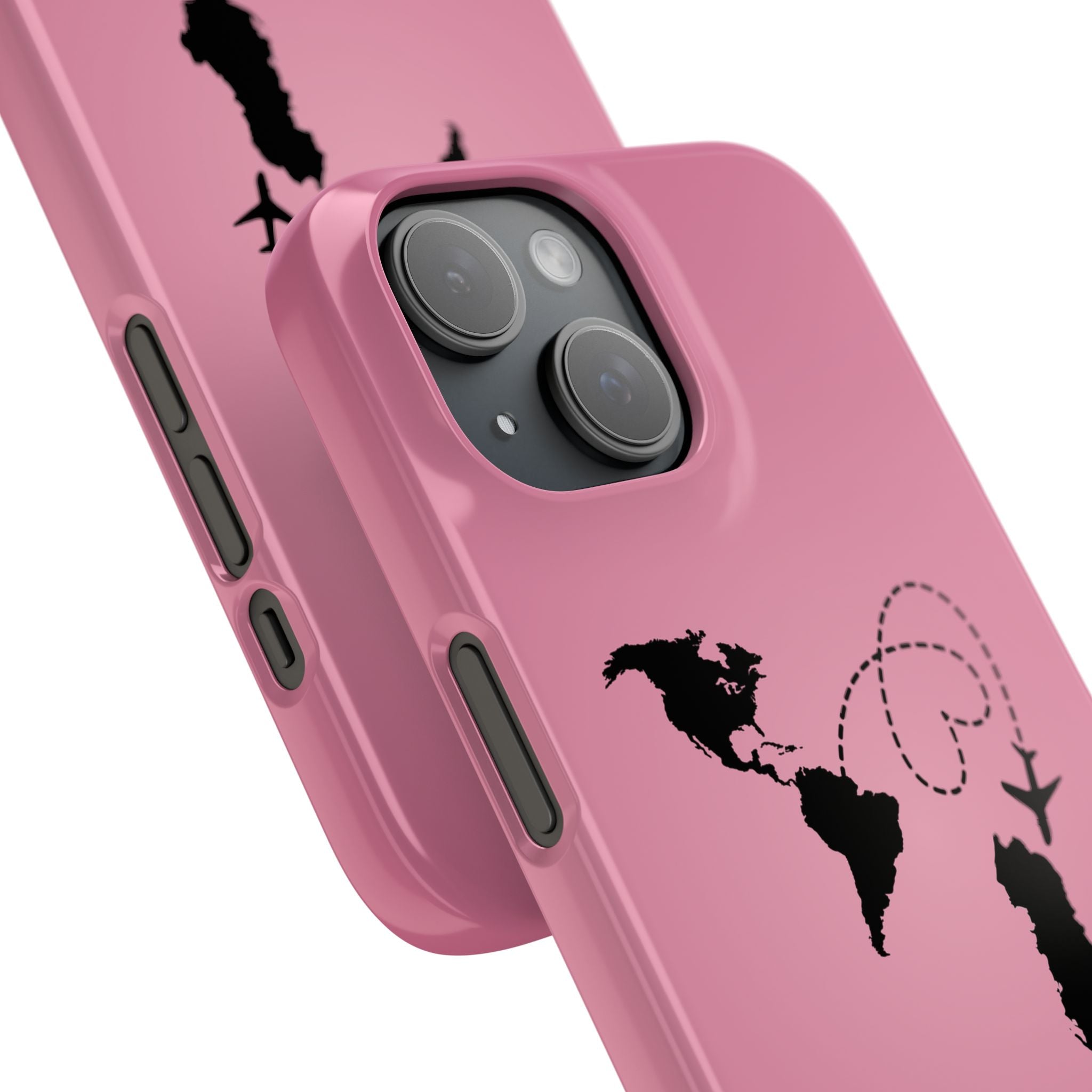 America to Albania Pink Snap Phone Case