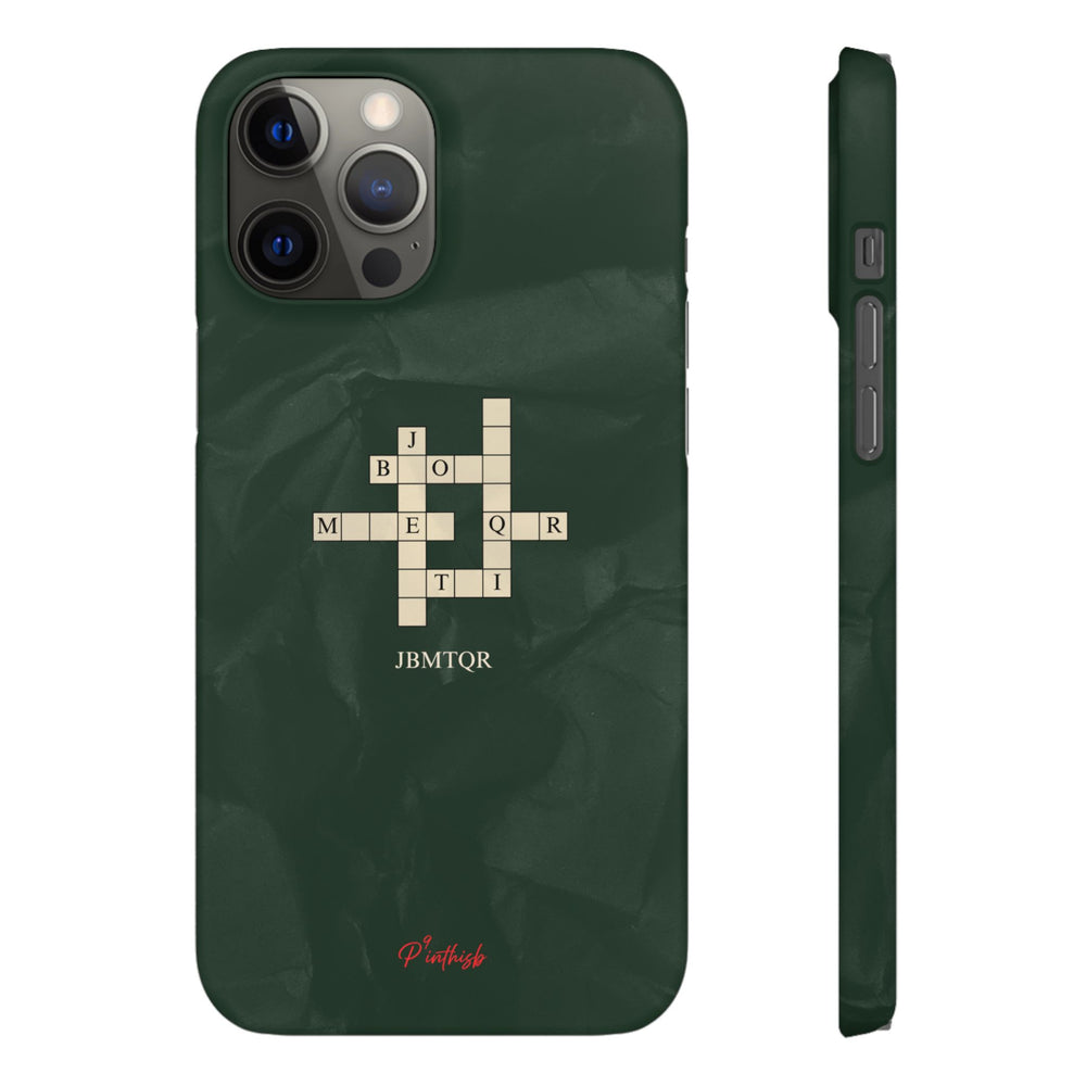 "JBMTQR crossword" Snap Phone Case