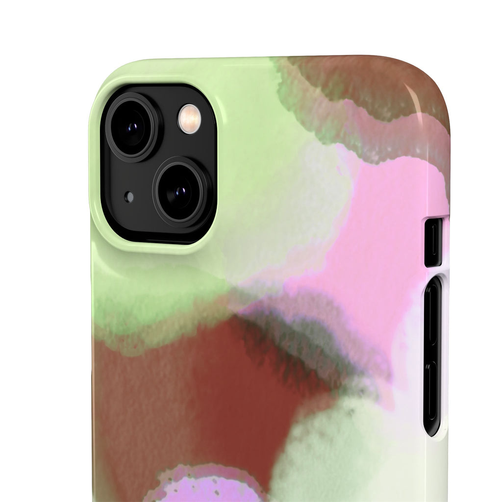 Abstract Pastel Camouflage Snap Phone Case