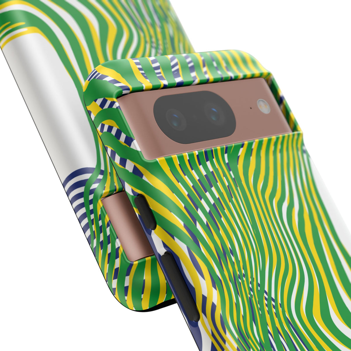 Abstract Green Wave Phone Case