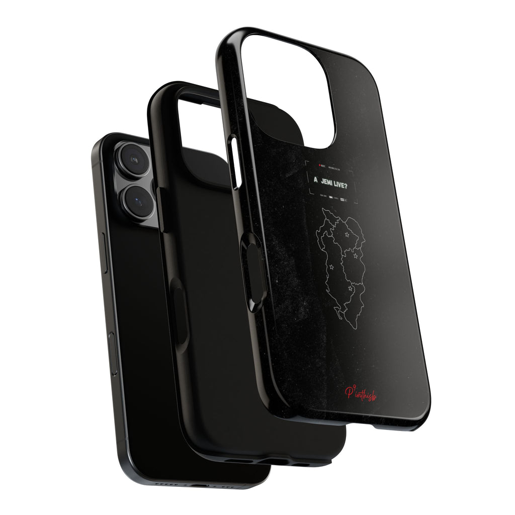 "A jemi live?" Tough Phone Case