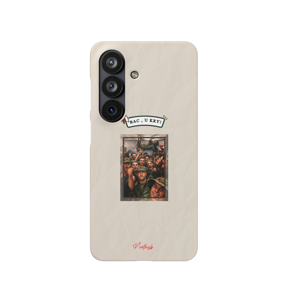 "BAC, U KRY!" Snap Case