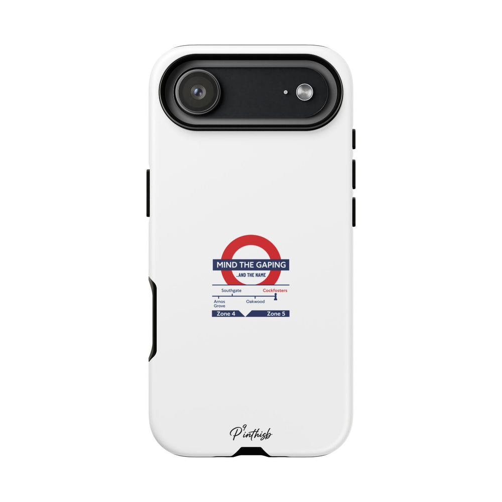 "Mind the Gaping" London Tube Parody Phone Case