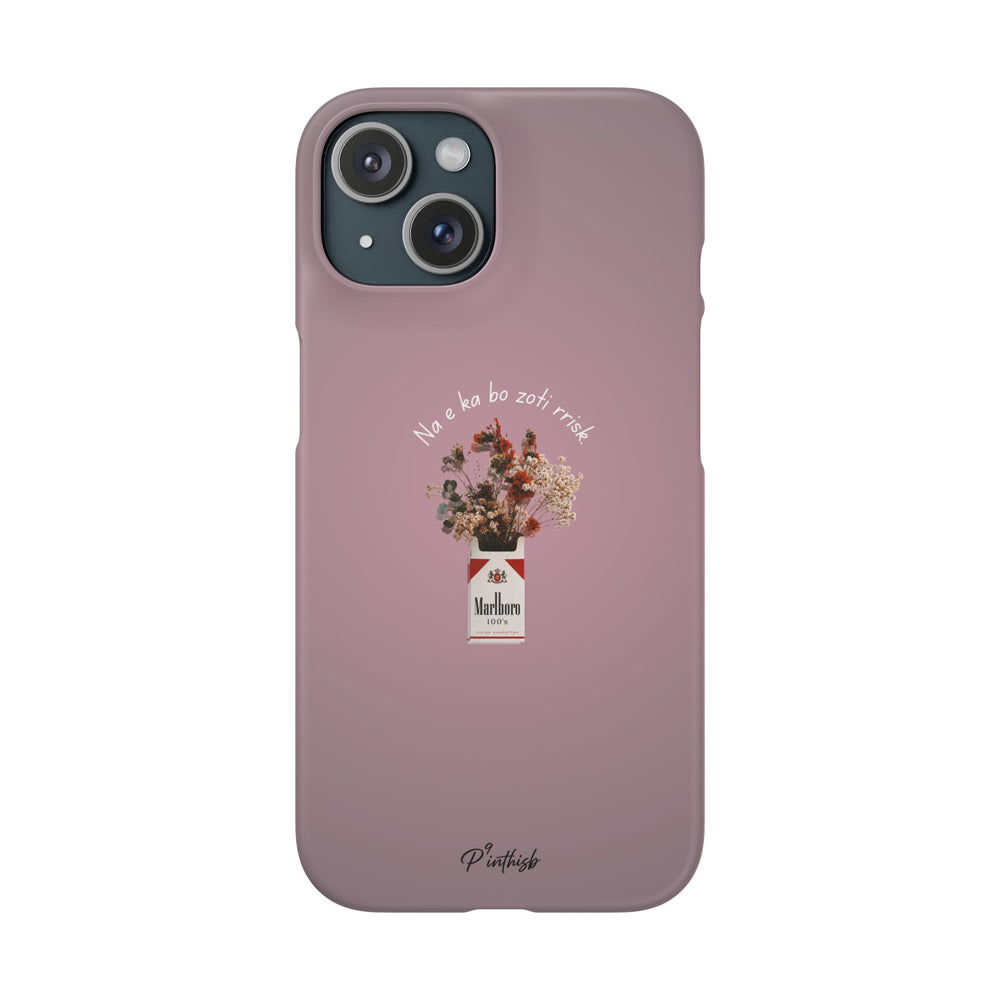 "Na e ka bo zoti rrisk." Snap Phone Case