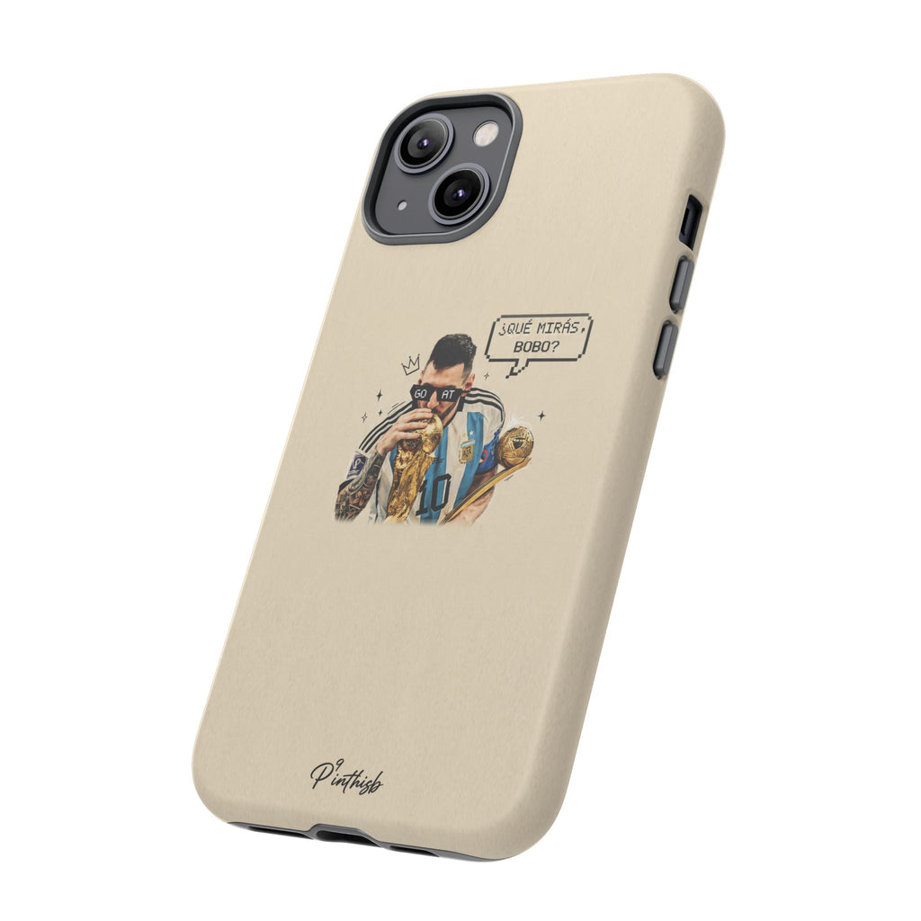 "G.O.A.T" Messi Tough Phone Case