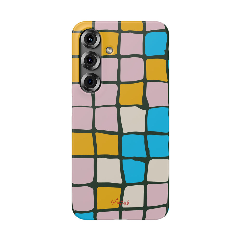 Color Grid Snap Phone Case