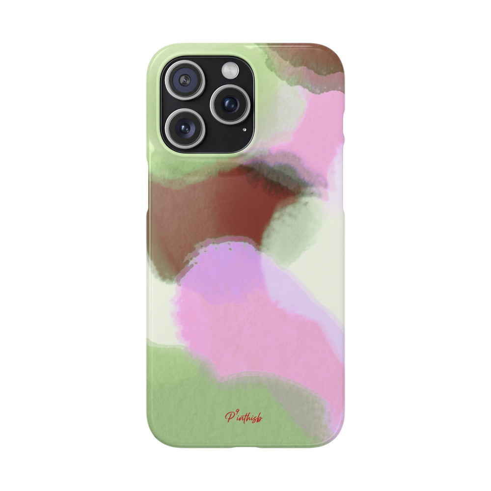 Abstract Pastel Camouflage Snap Phone Case